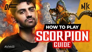 SCORPION Guide by  AVirk13   MK11  DashFight  All you need to know [upl. by Krid]