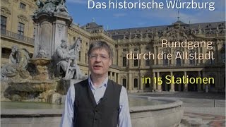 VideoRundgang durch die ALTSTADT von Würzburg [upl. by Pylle610]