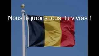 La Brabançonne  Hymne National Belge  Belgian National Anthem  ParolesLyrics [upl. by Anniken]