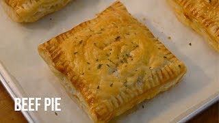 EASY BEEF PIE RECIPE PUFF PASTRY PIE [upl. by Marje]