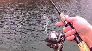 Spinning Reel Line Tangles Knots amp Loops  Basic Fishing Tips [upl. by Leynwad]