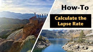 Calculating Lapse Rate  HowTo Geography Videos With Jeremy Patrich [upl. by Whyte]