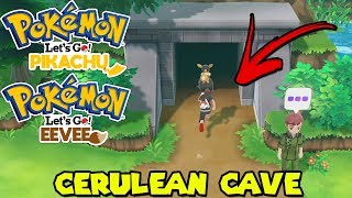 CELUREAN CAVE IN POKEMON LETS GO PIKACHU AND EEVEE  MEWTWO LOCATION [upl. by Otrevire954]