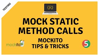 Mocking Static Methods with Mockito using Java [upl. by Gundry798]