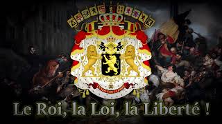 La Brabançonne 1830 National anthem trilingual official version • Kingdom of Belgium 1830– [upl. by Atnek]