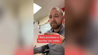 Teacher goes viral on TikTok for sharing how he creatively grades [upl. by Niuqaoj421]