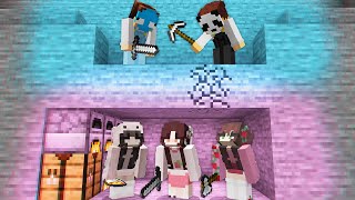 Minecraft Womanhunt Boys VS Girls [upl. by Yenhpad]