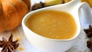 Banana Tapioca Pumpkin Pudding  baby food recipe 6M [upl. by Nyroc846]