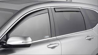 WeatherTech Rear Side Window Deflector Channel Clip Installation [upl. by Akemeuwkuhc]