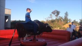 Mechanical Bull For Kids Video [upl. by Namreg856]