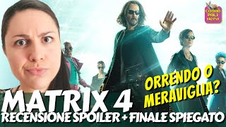 MATRIX 4 RESURRECTIONS BRUTTO O NO RECENSIONE ANALISI SPOILER  FINALE SPIEGATO del FILM [upl. by Nnaytsirk]