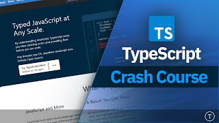 TypeScript Crash Course [upl. by Arratoon819]