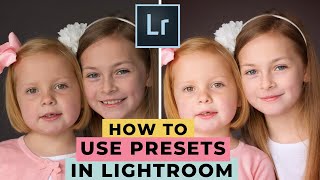 How to Use Presets in Lightroom Full Lightroom Presets Tutorial [upl. by Shepherd]