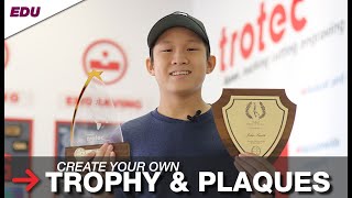 DIY Trophy and Laser Engraved Plaques Unleash Your Creativity with Trotec [upl. by Skipton]