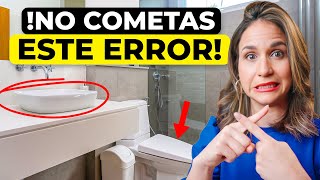 12 ERRORES EN TU BAÑO PEQUEÑO  Alternativas Fáciles de Lujo [upl. by Acul567]