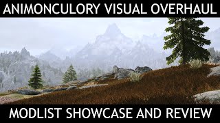 ANIMONCULORY VISUAL OVERHAUL AVO  Skyrim Modlist  Showcase amp Review [upl. by Eenad]