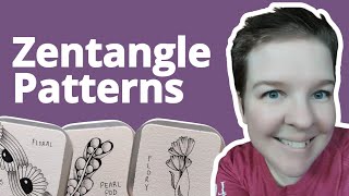 9 Easy Zentangle Patterns for Beginners  Organic amp Botanical [upl. by Alexandria]