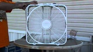 Lasko Power Plus Box Fan Model 3721 [upl. by Polloch]