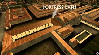 Animation of ancient Roman Fort in Caerleon Wales [upl. by Audley981]