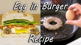 Homemade Burger Recipe [upl. by Moises]