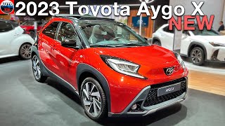 2023 Toyota Aygo X  OVERVIEW Walkaround [upl. by Lindi]