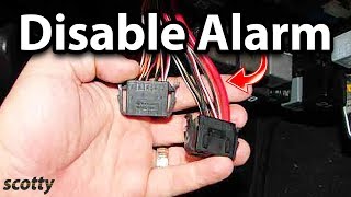 How to Disable Car Alarm [upl. by Voe]