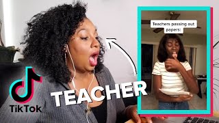 Teachers React To Student TikToks [upl. by Dasi]