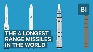 The 4 longest range missiles in the world [upl. by Anilet]