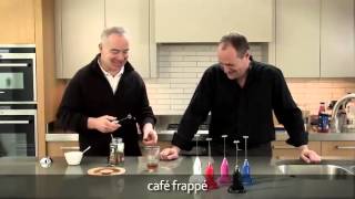 How to make a frappé coffee using an aerolatte milk frother [upl. by Zoe]