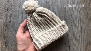 Easy Childrens Crochet Hat Pattern [upl. by Erdei245]