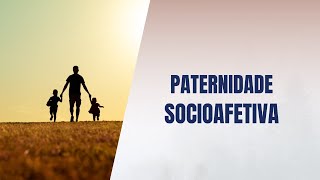 Paternidade socioafetiva [upl. by Ener]