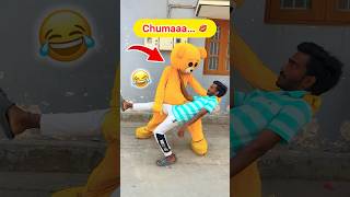 Teddy🧸 Romantic 💋 Dance 😂💥………funnyshorts romance mrcrazy [upl. by Johnathan]