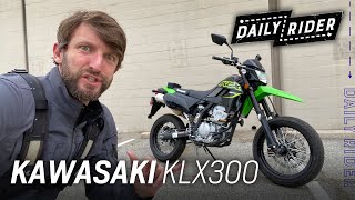 Supermoto or Dual Sport Which 2021 Kawasaki KLX300 is for you  Daily Rider [upl. by Otrepur]