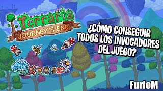 TERRARIA  CÓMO CONSEGUIR TODOS LOS INVOCADORES Y TORRETAS DEL JUEGO [upl. by Atterrol]