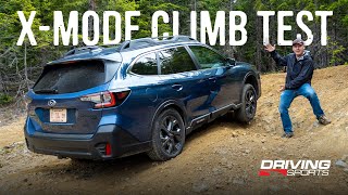 Subaru XMode Offroad Climb Test  Outback Onyx XT [upl. by Sherourd412]