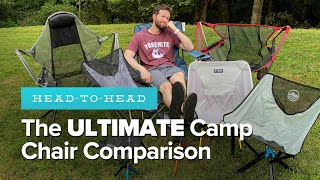 The BEST CAMPING CHAIR in 2022 An HONEST Comparison  GIVEAWAY [upl. by Oam737]