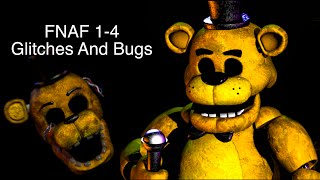 Five Nights At Freddys 14 Glitches and bugs [upl. by Oicapot558]