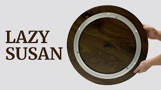 How to Build a Lazy Susan DIY Rotating Tray [upl. by Wilhelmina433]