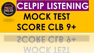 NEW 2024 CELPIP Listening Mock Test with Answers by Presto English [upl. by Nomihs363]