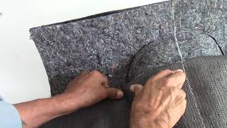 How to Trim a Car Floor Carpet Part two  Car upholstery for beginners old school [upl. by Ikcim]