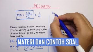 Peluang Materi dan Contoh Soal [upl. by Nicholle592]