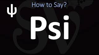 How to Pronounce Psi CORRECTLY  ψ Greek Alphabet Pronunciation [upl. by Suoivatnod]