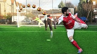 OLIVIER GIROUD SCORPION KICK CHALLENGE [upl. by Darce]