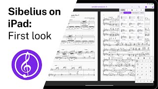 Sibelius on iPad First look [upl. by Kemp]