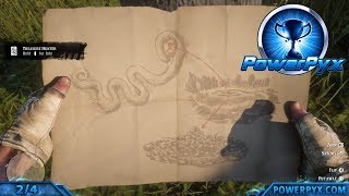 Red Dead Redemption 2  Poisonous Trail Treasure Map Hunt Location amp Solution [upl. by Devondra]