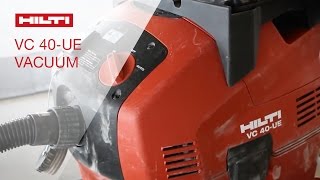 INTRODUCING the Hilti universal vacuum cleaner VC 40UE [upl. by Keverian]