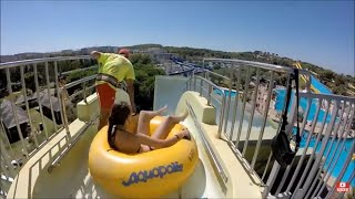 Aquapolis Waterpark Salou Spain GoPro [upl. by Enimrac467]