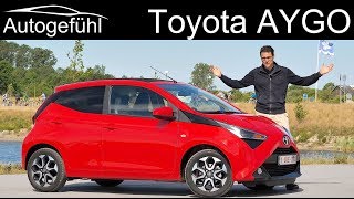 Toyota Aygo FULL REVIEW Facelift 2018 2019  Autogefühl [upl. by Courtund]