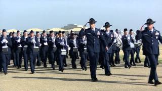 Air Force Basic Military Training BMT Graduation Parade 7 March 2014 Official [upl. by Anahsit]