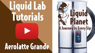 Liquid Lab  Aerolatte Grande Milk Frother [upl. by Kcitrap]